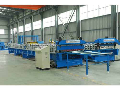Rouleau double couche formant la machine